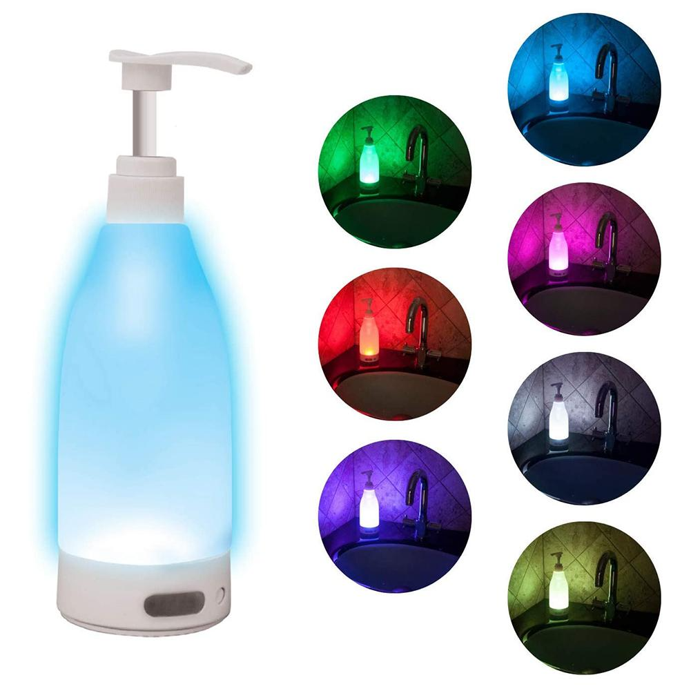 LED Light Automatic Intelligent Sensor Induction Touchless ABS Hand Washing Dispenser For Kitchen Bathroom