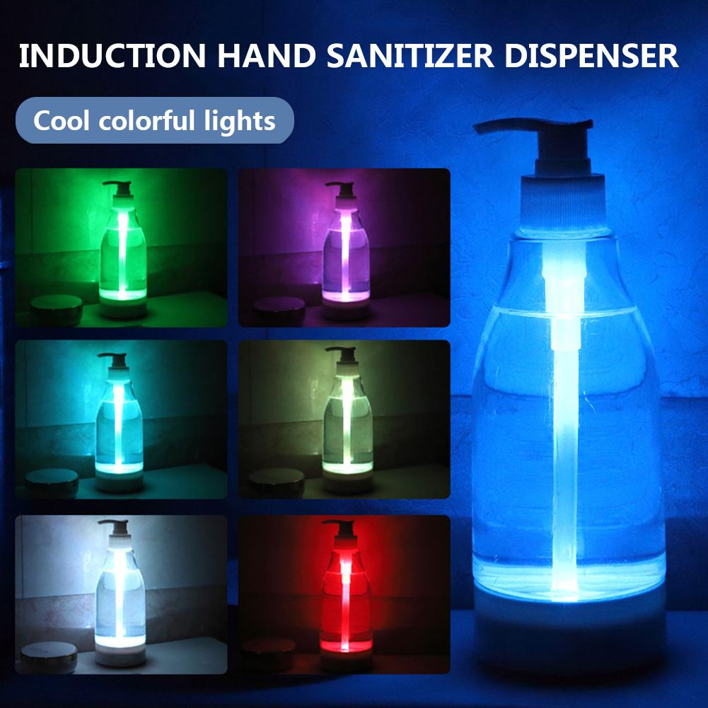 LED Light Automatic Intelligent Sensor Induction Touchless ABS Hand Washing Dispenser For Kitchen Bathroom
