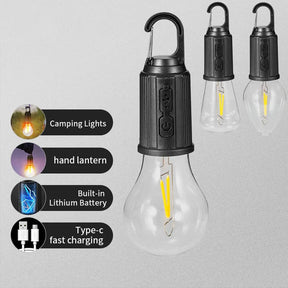 Mini Camping Lantern USB Rechargeable bulb light
