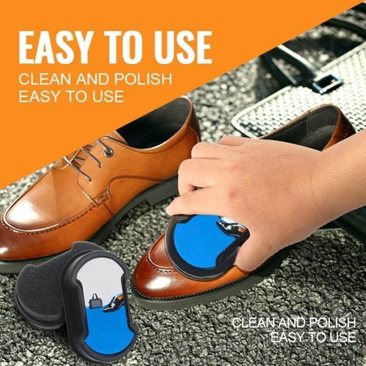 Double sided shoe cleaner and Leather Care