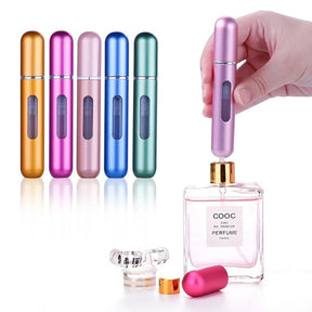 Mini Refillable Empty Perfume Bottle, Portable Atomizer Spray Bottle, Travel Perfume Bottle, Perfume Spray Scent Pump Case, Travel Perfume Bottle