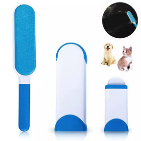 Carpet Cleaning Brush, Reusable Double Side Hair Remover, Pet Dog Cat Hair Brush, Dust Cleaning Brush, Portable Sofa Clothes Cleaning Flannel Brush, Reusable Lint Roller Brush
